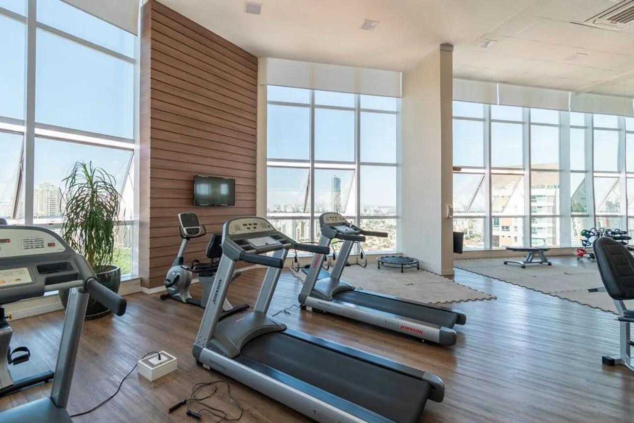 Апартаменты Flat No Ed Walk Bueno - Setor Bueno - Ao Lado Do Goiania Shopping - Wb2405- Andar Alto Экстерьер фото